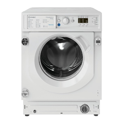 Indesit BIWDIL75148 7kg/5kg 1400 Spin BUILT IN Washer Dryer - White